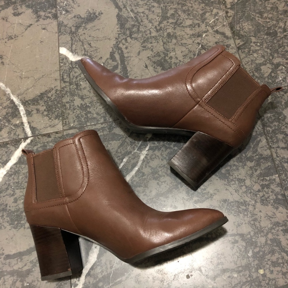 Franco Sarto Brown Booties